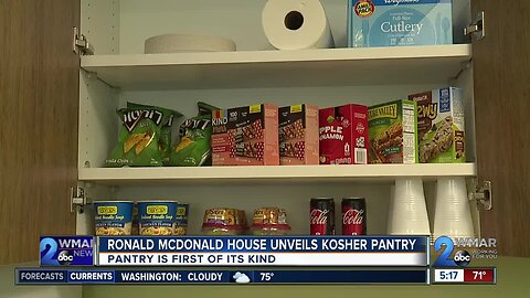 Ronald McDonald House unveils kosher pantry