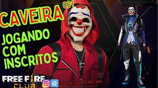 ❤️FREEFIRE AO VIVO👑LIVE ON JOGANDO COM INSCRITOS EM BUSCA DA SENSI PERFEITA❤️#freefire #cerol #nobru