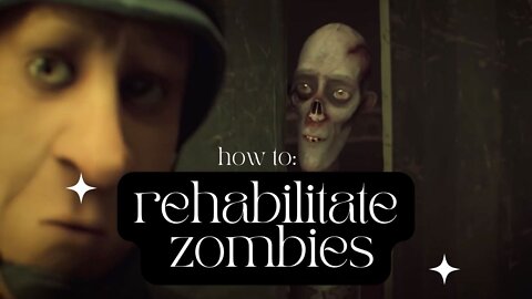 How to safely rehabilitate zombies back into society (awesome animation!)