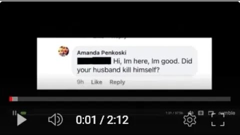 "Christian" "Pastor" and Wife Rich and Amanda Penkoski Mock Woman and Dead Husband! PSYCHOS!!!