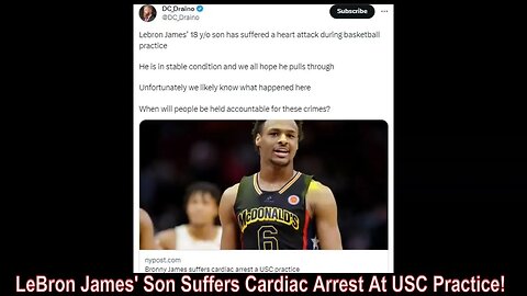 LeBron James' Son Suffers Cardiac Arrest At USC Practice!