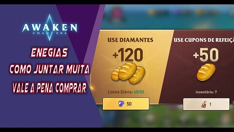 ACUMULAR ENERGIA / DICAS DE COMO JUNTAR / VALE A PENA COMPRAR COM DINHEIRO