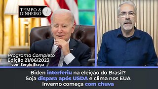 Soja dispara após USDA Biden interferiu na eleição do Brasil? Inverno começa com chuva