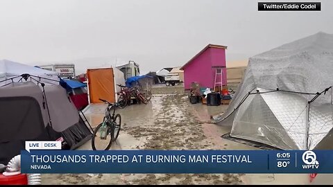 Thousands trapped at Burning Man festival