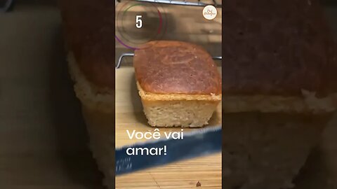 #shorts - Pão para o Reveillon - Sem Glúten, sem lactose, sem farinha e sem ovo.