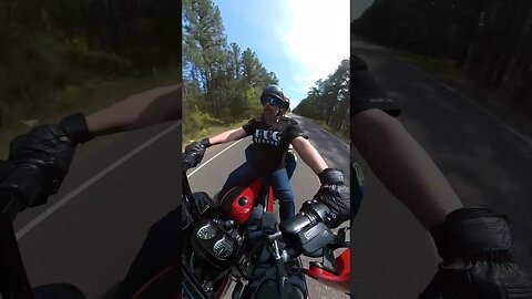 Just Drifting away on my Harley Davidson Road Glide M8