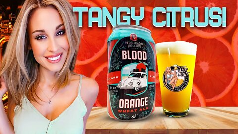 Persimmon Hollow Blood Orange Wheat Ale Craft Beer Review w/ @The Allie Rae​