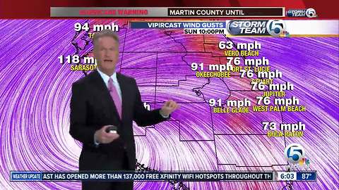 6pm Hurricane Irma update: 9/9/17