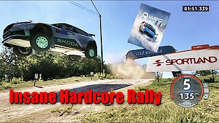 EA Sports WRC - Insane Jumps Nupli Rally Stage Estonia