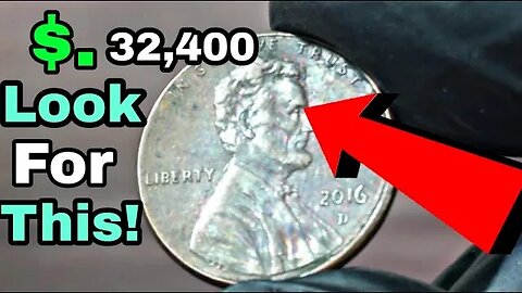 Lincoln shield penny coin 2016//Super Rare shield penny worth money!!