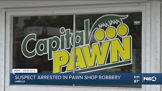 Hendry deputies make arrest in pawn shop robbery, still searching for stolen firearms