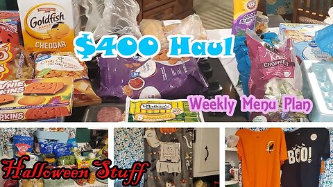 $400+ Haul | Family of 5 | Weekly Haul | Meal Plan | Walmart Haul / Aldi Haul | Groceries
