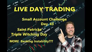 LIVE DAY TRADING | $2.5k Small Account Challenge - Day 43 | Trading Pre-Market and The Open |