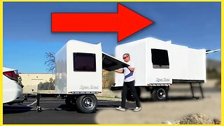 THIS IS INSANE! Hitch Hotel Expandable Mini Camper SEMA Show 2021