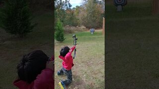 Archery with compound bow 🏹