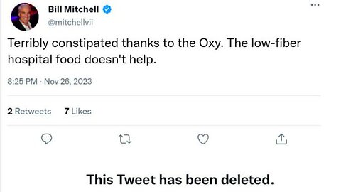 Broke and Constipated DeSantis Shill Bill Mitchell Dumps His Hero