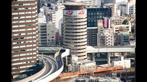 Road Through Building | Gate Tower Japan | Google Earth Travel
