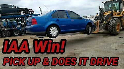 IAA Win And Pick Up, Does it Drive? New Giveaway Car?