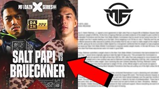 SALT PAPI VS JOSH BRUECKNER CONFIRMED BY MISFITS BOXING | CONTRACT SIGNED