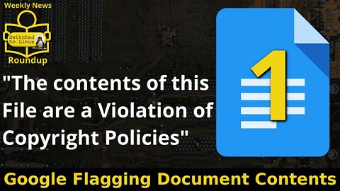 Google Flagging Document Contents
