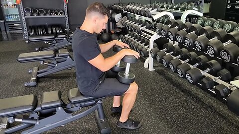 Seated Dumbbell Calf Raises