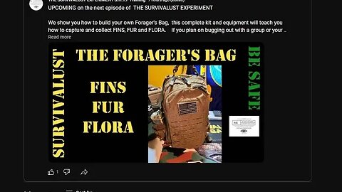 FINS, FUR AND FLORA - The Forager's Bag