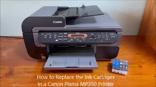 How to Replace the Ink Cartridges in a Canon Pixma MP530 Printer