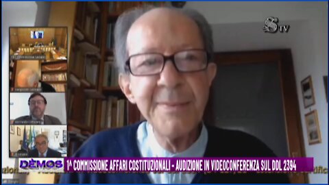 Giorgio Agamben in 1^ Commissione Affari Costituzionali