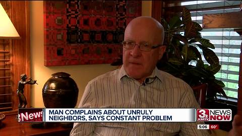 Man complains about unruly neighbors in Gifford Park neighborhood