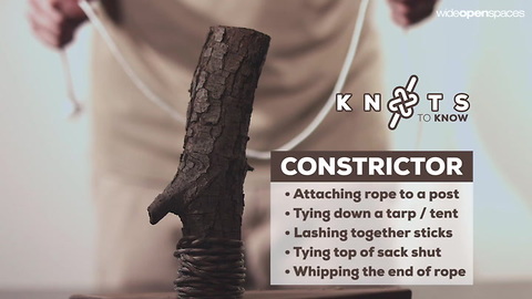 Knots To Know: Constrictor