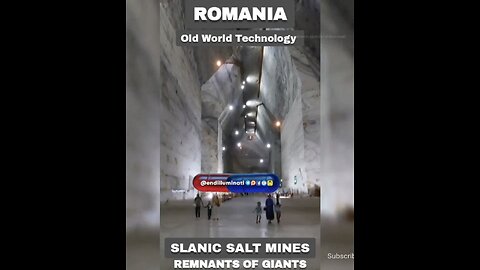 Slanic salt mines in 🇷🇴 - Old World Tech - GIANT REMAINS