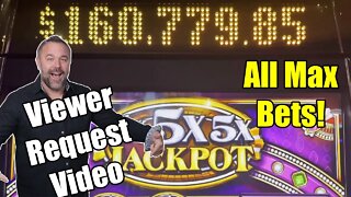 Viewer Request Video - 5x5x5 - All MAX BETS! Potawatomi Hotel & Casino