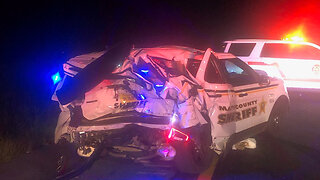 Driver hits two Martin County Sheriff's Office patrol cars on I-95