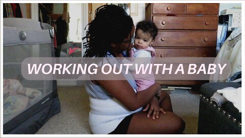 Funny Mom Moments | Working Out With a Baby