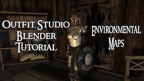 Skyrim: Outfit Studio / Blender - Environmental Maps Tutorial