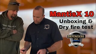 Mantisx 10 unboxing and dry fire test. What comes in the box? How to install it and more!