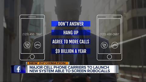 Major cell phone carriers to launch new system able to screen robocalls