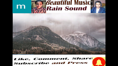 Sounds of heavy rain for sleep, stress relief, relax, reduce stress and anxiety, relaxing music, beautiful music
