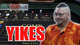 🔥YIKES🔥 30 Roll Craps Challenge - WIN BIG or BUST #349