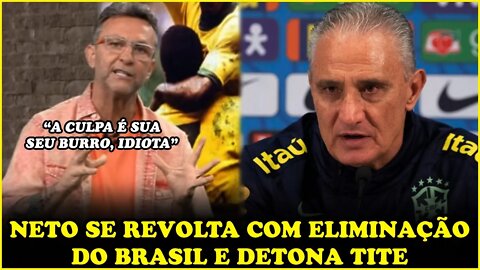 CRAQUE NETO SE REV0LT4 COM A ELIMIN4ÇÃ0 DO BRASIL NA COPA DO MUNDO E DET0N4 TITE...