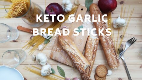 Delicious Keto Garlic Breadsticks