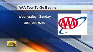 AAA Tow-To-Go Begins for Thanksgiving celebrations