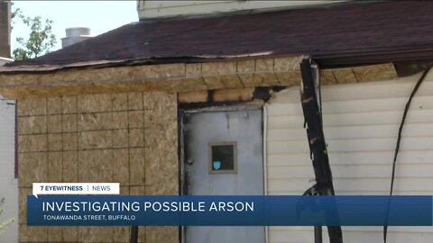 Suspected arson damages pizzeria and apartments in Buffalo
