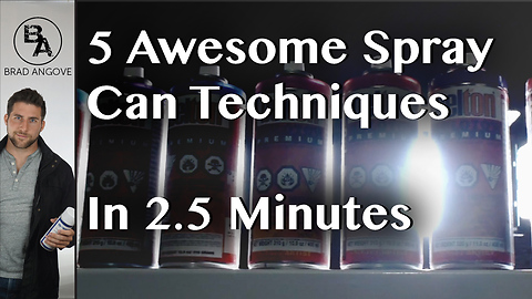 5 cool spray can tricks in 2.5 minutes