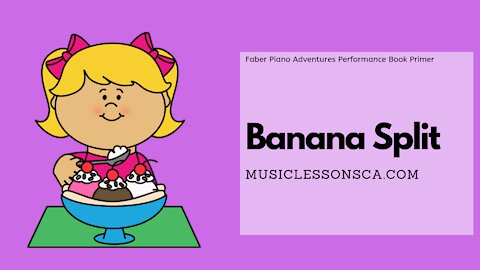 Piano Adventures Performance Book Primer - Banana Split