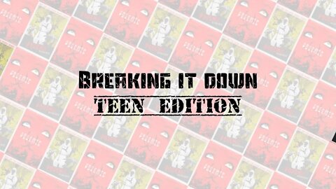 Pilot Episode: Breaking it Down Teen Edition A Teens Perspective on the Covid Response