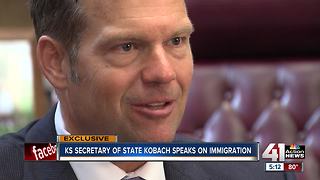 Kobach blames Obama for border crisis