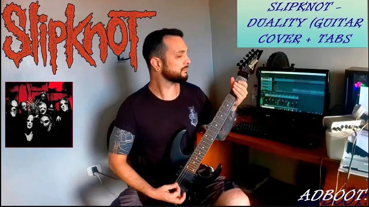Slipknot Duality (Guitar Cover + TAB)
