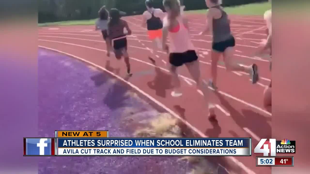 Avila University student-athletes shocked by decision to drop track and field