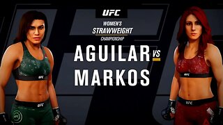 EA Sports UFC 3 Gameplay Randa Markos vs Jessica Aguilar